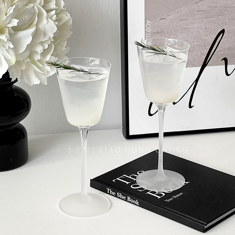 Ly cocktail cao kiểu Nhật Kimura, ly thủy tinh mỏng sáng tạo dùng trong nhà, pha chế đồ uống, đồ uống lạnh, ly rượu sâm banh.