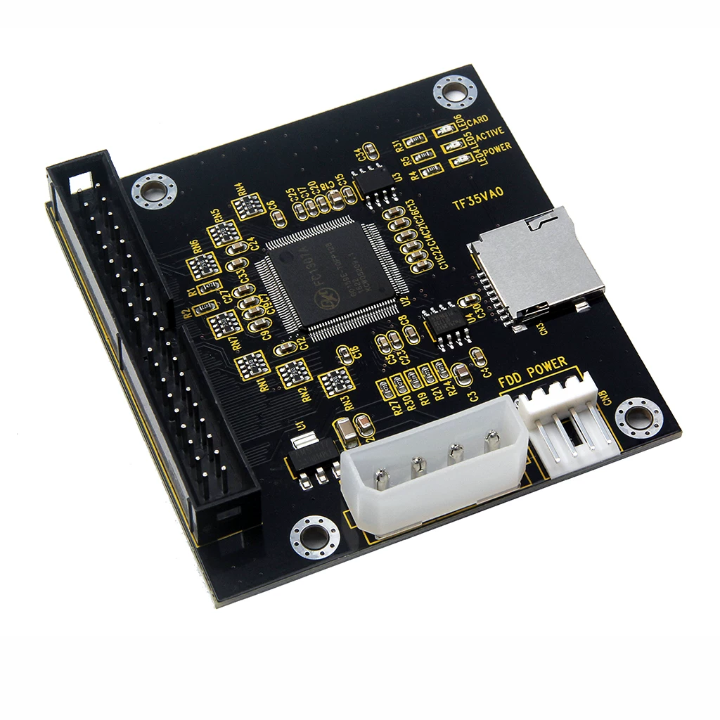 Bộ chuyển đổi TF sang 3.5inch IDE dành cho máy tính xách tay, thẻ chuyển đổi ổ cứng MICRO SD sang IDE TF TO IDE 44Pin