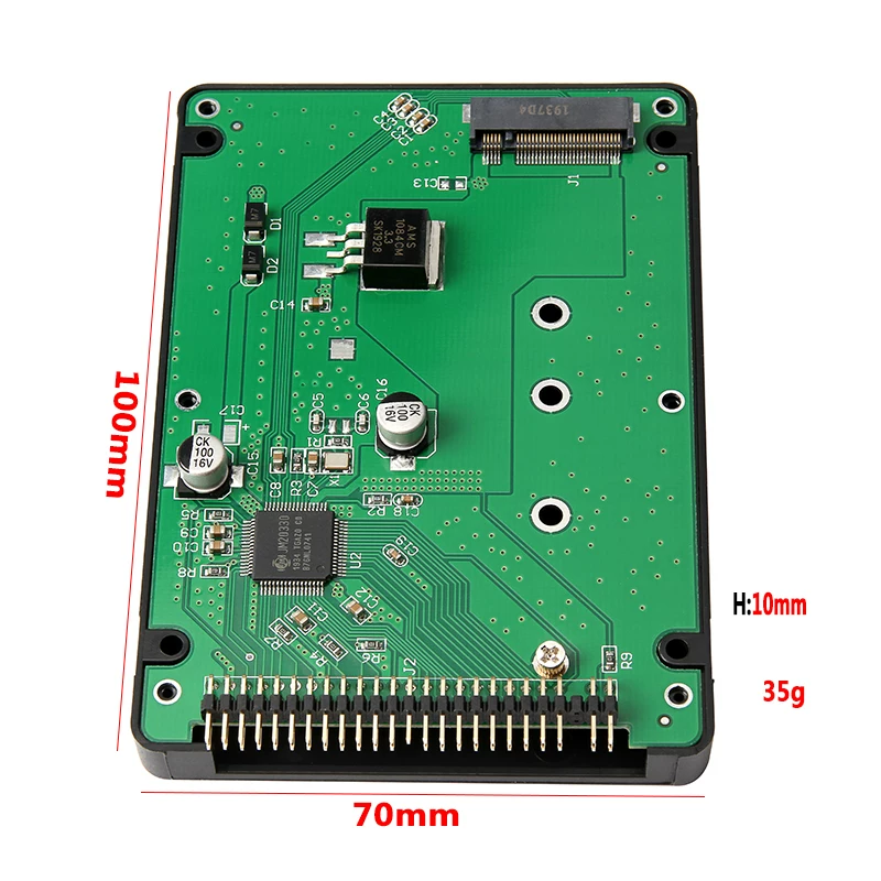 NGFF M.2 Giao thức SATA M.2 sang vỏ ổ cứng IDE SSD sang 2.5inch thẻ chuyển đổi SSD IDE sang M.2