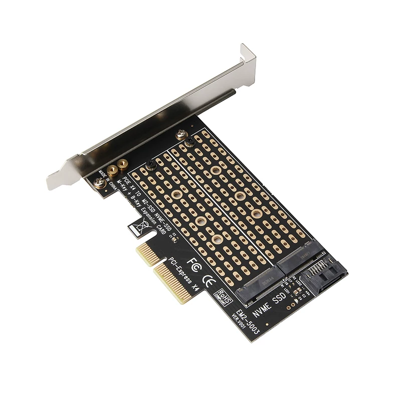 Thẻ mở rộng NVME sang PCI-E máy tính để bàn PCIE4.0 sang M.2 thẻ chuyển đổi nvme thẻ mở rộng ổ cứng thể rắn