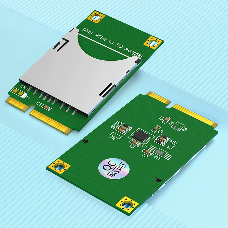 Thẻ nhớ SD sang thẻ chuyển đổi giao diện MINI PCI-E Trình điều khiển thẻ SD ổ cứng thể rắn Mini PCI-E