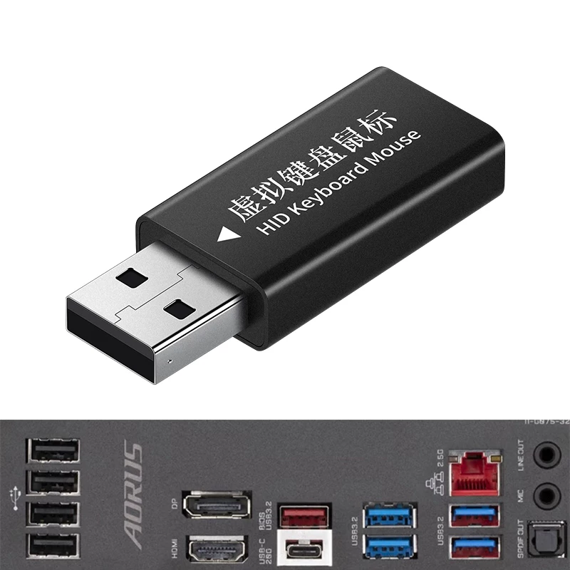 Bàn phím và chuột ảo USB của máy tính để ngăn chặn phát hiện trò chơi, giải quyết các vấn đề về điều khiển từ xa, không hoạt động qua USB, thiết bị chống ngủ.