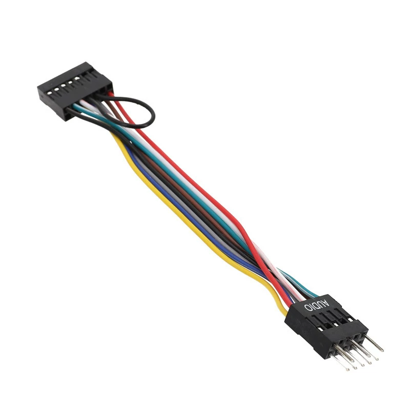 Thích hợp cho khung gầm tiêu chuẩn với cáp chuyển đổi bo mạch chủ Lenovo 11 chân sang 9 chân, cáp chuyển đổi 13 chân sang 9 chân USB âm thanh
