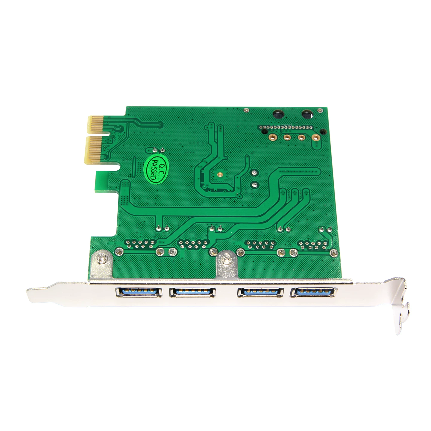 Miễn phí vận chuyển PCI-E3.0 thẻ mở rộng sang 4 cổng USB3.0 thẻ mở rộng PCIe15PIN cáp nguồn 3.0 thẻ chuyển đổi