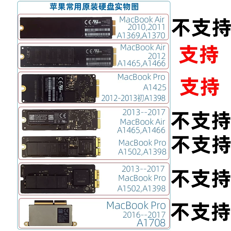 Thích hợp cho ổ cứng thể rắn air proSSD Apple 2012 sang bộ chuyển đổi ổ cứng Apple SATA3.0 A1466