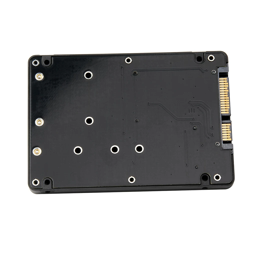 Vỏ ổ cứng thể rắn SSD M.2 B-key và thẻ chuyển đổi hai trong một MSATA sang SATA 3.0