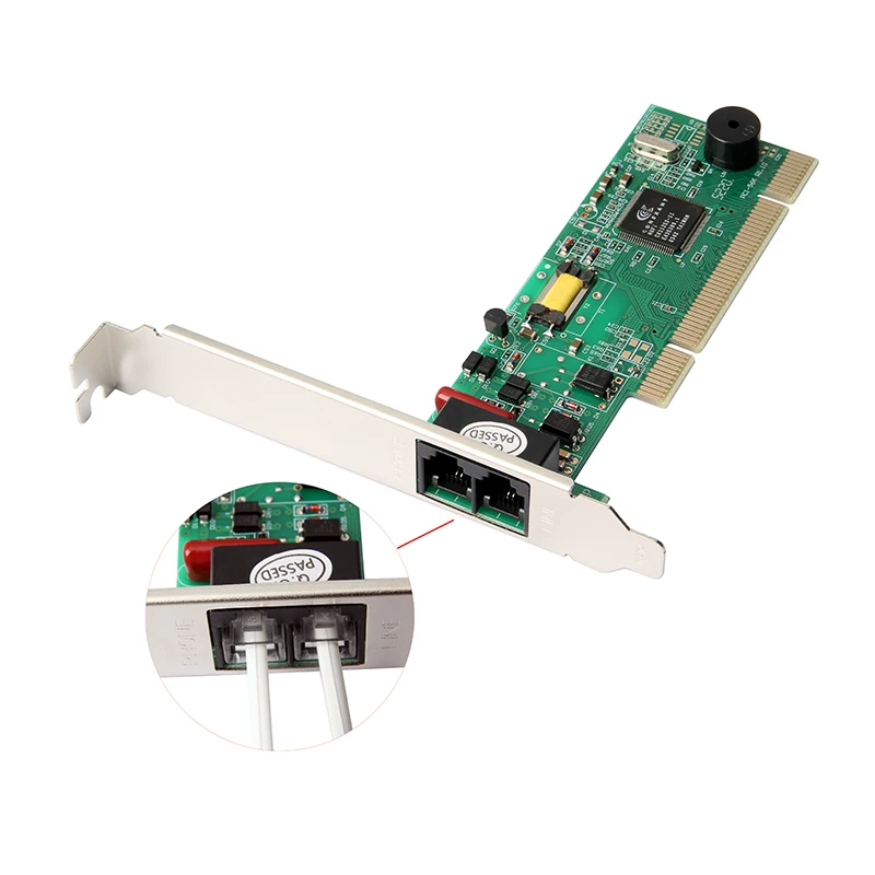 Modem fax PCI, truy cập Internet qua đường dây điện thoại, nhận dạng số gọi đến, gửi và nhận fax, MODEM 56k, win7/10