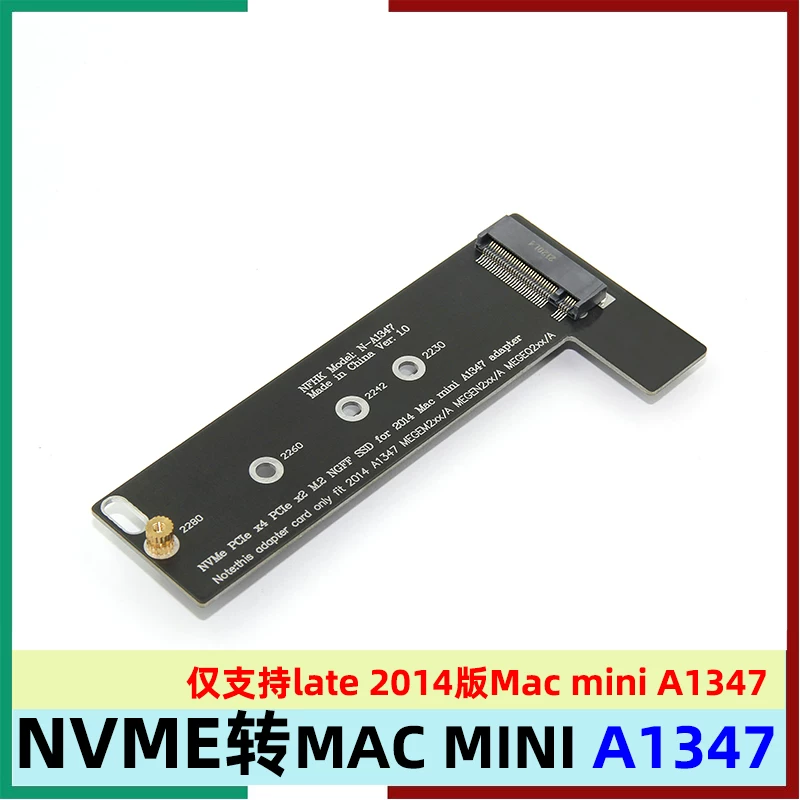 Thích hợp cho thẻ chuyển đổi ổ cứng NVME PCIe M.2 NGFF SSD sang 2014 Apple Mac mini A1347