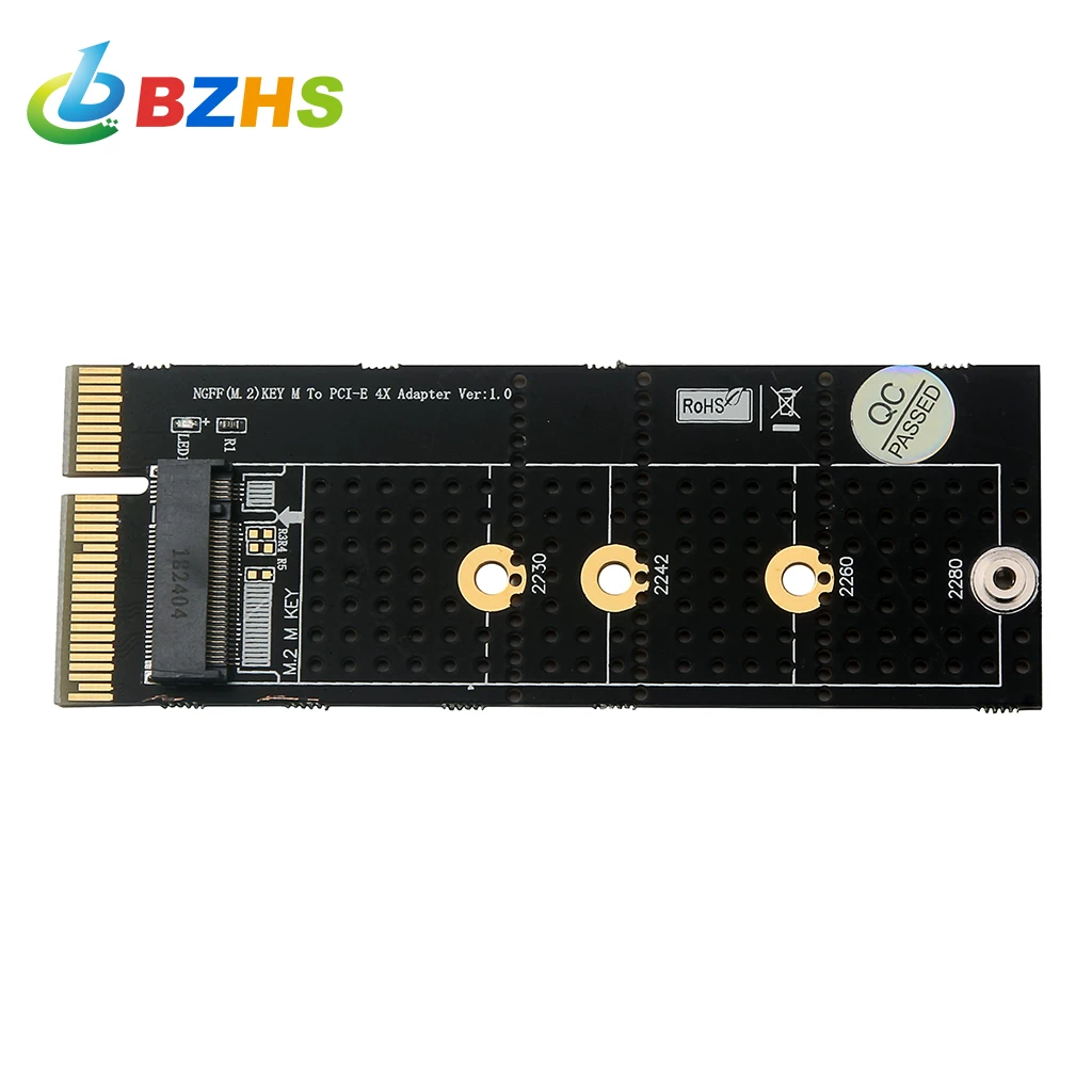 Thẻ chuyển đổi ổ cứng thể rắn SSD M.2 NGFF nvme key M sang PCI-E 4X dọc có khả năng tản nhiệt