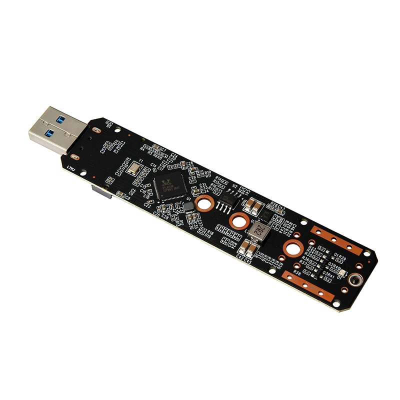 Vỏ ổ cứng di động USB3.1 Realtek RTL9210B giao thức kép M.2 NVME SATA A cổng 10G GEN2