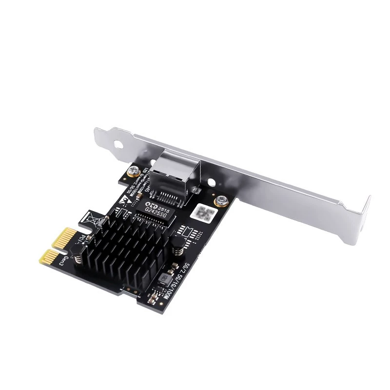 Bộ chuyển đổi card mạng có dây PCI-E x1 sang 5G Gigabit có cổng điện 5G thích hợp cho bộ định tuyến mềm không đĩa PXE Synology NAS
