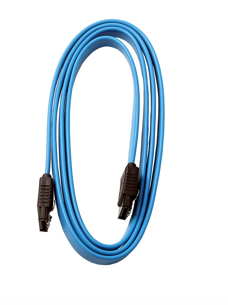 Cáp dữ liệu SATA3.0 tốc độ cao Cáp nối tiếp ổ cứng ổ đĩa quang SATA3 hai đầu có khóa kẹp lò xo cố định đầu nối thẳng