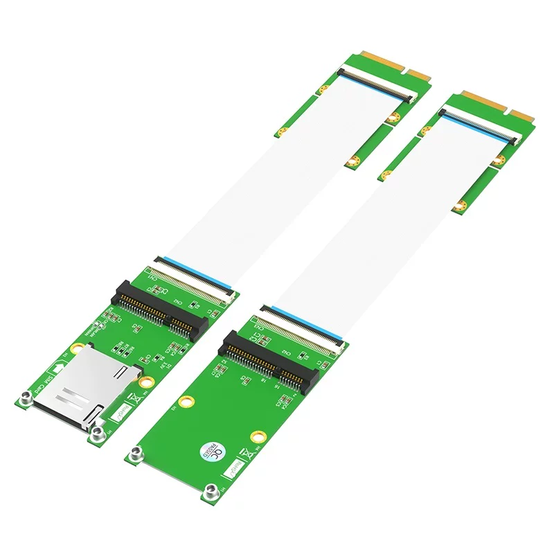 Cáp nối dài MINI PCI-E/MSATA cáp mềm FPC linh hoạt minipci-e đến khe cắm thẻ SIM 8 bit