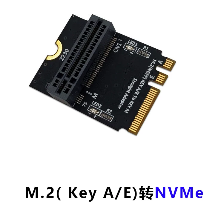 Thẻ chuyển đổi M.2 KEY M SSD sang Key A/E, bảng chuyển đổi ổ cứng thể rắn NGFF sang NVMe dạng đứng