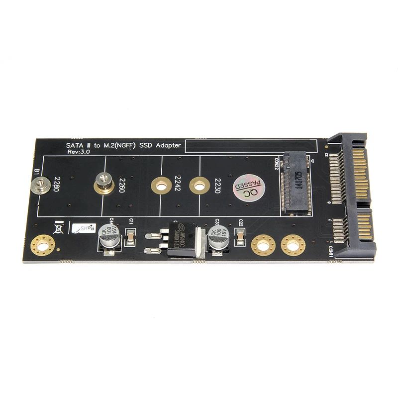Thẻ chuyển đổi giao thức M.2 NGFF SATA Ổ cứng thể rắn M.2 SSD sang thẻ chuyển đổi giao diện SATA3.0