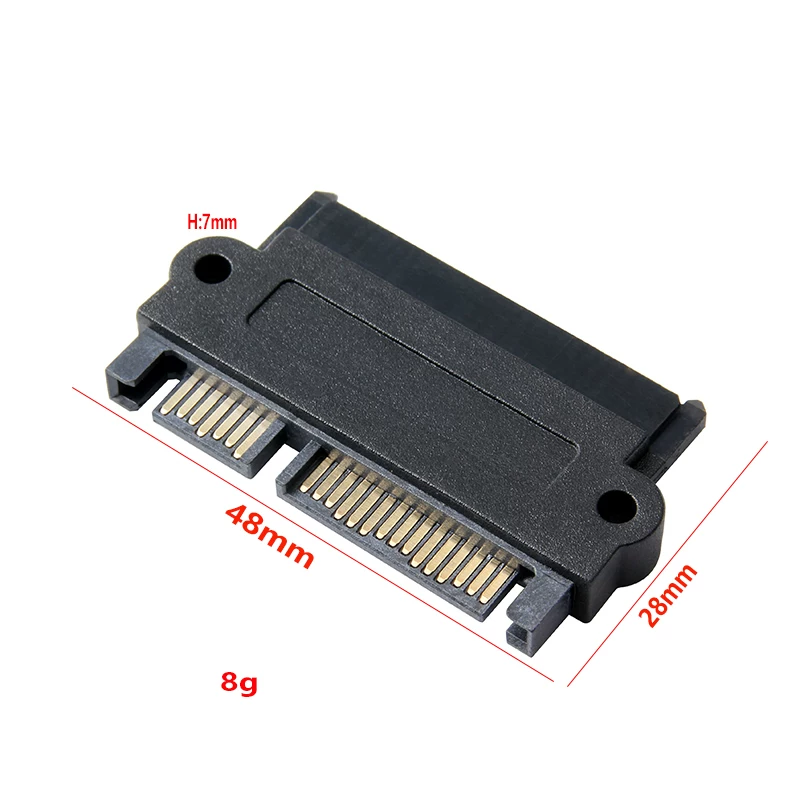 Cáp SFF-8482 SAS sang SATA, bộ chuyển đổi ổ cứng SAS sang bo mạch chủ SATA, nguồn điện 15 chân