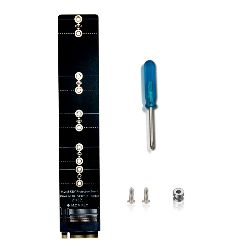 Thẻ bảo vệ M2, bộ chuyển đổi khe cắm ổ cứng thể rắn giao thức M.2 NGFF/NVME, thẻ mở rộng, bảng bảo vệ thử nghiệm