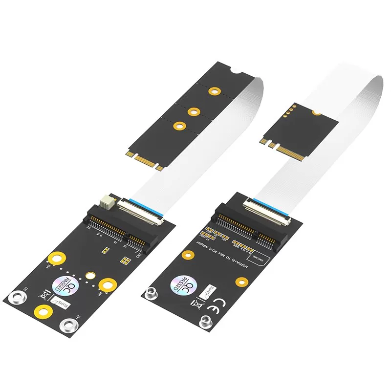 Cáp chuyển đổi M.2 NVME SSD sang giao diện Mini PCI-E, cáp chuyển đổi key B/M, cáp nối dài key A/E