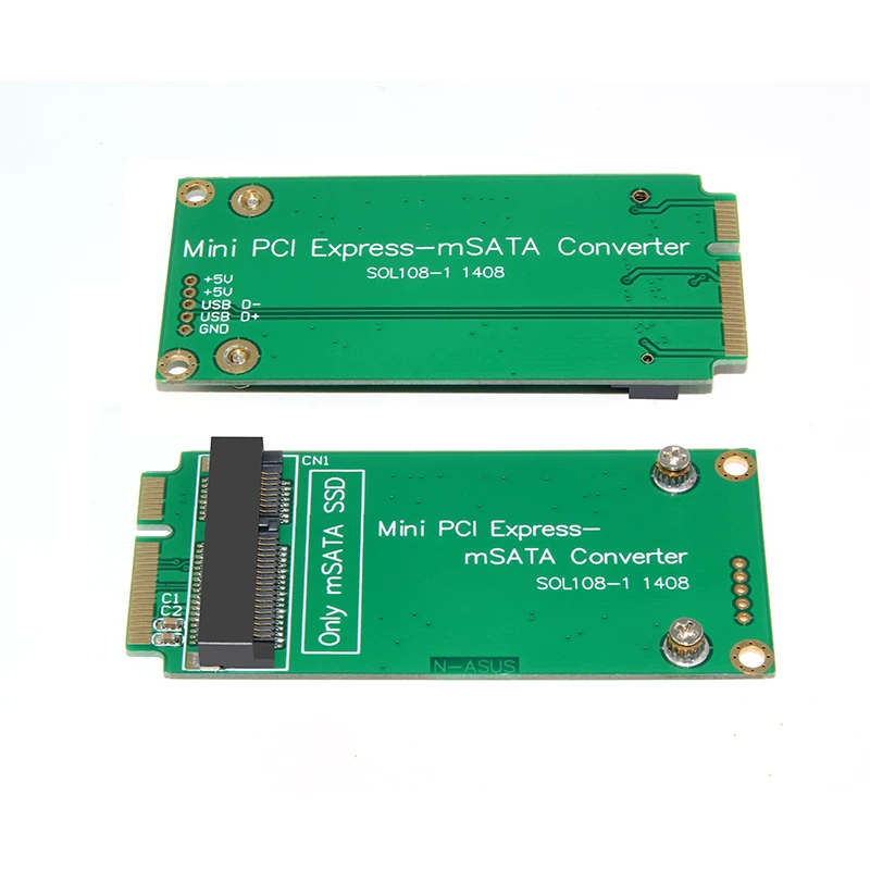 Thích hợp cho máy tính ASUS, thẻ chuyển đổi mSATA SSD sang SATA Mini PCIE SSD. Vui lòng chú ý đến điều này trước khi mua.