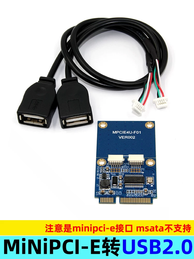 Card chuyển đổi mini pci-e sang usb cho máy tính xách tay, card mở rộng mini pcie, giao diện usb2.0, card mở rộng