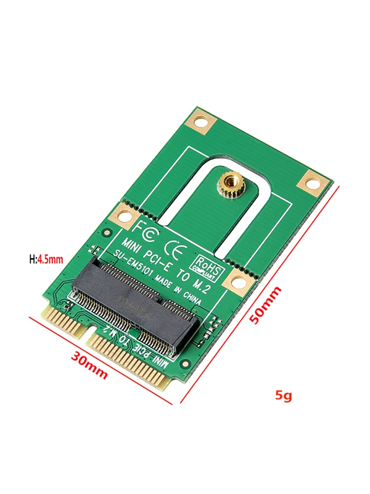 M.2 A/E KEY card mạng không dây sang mini PCI-E card chuyển đổi máy tính xách tay card mạng không dây mô-đun bộ chuyển đổi