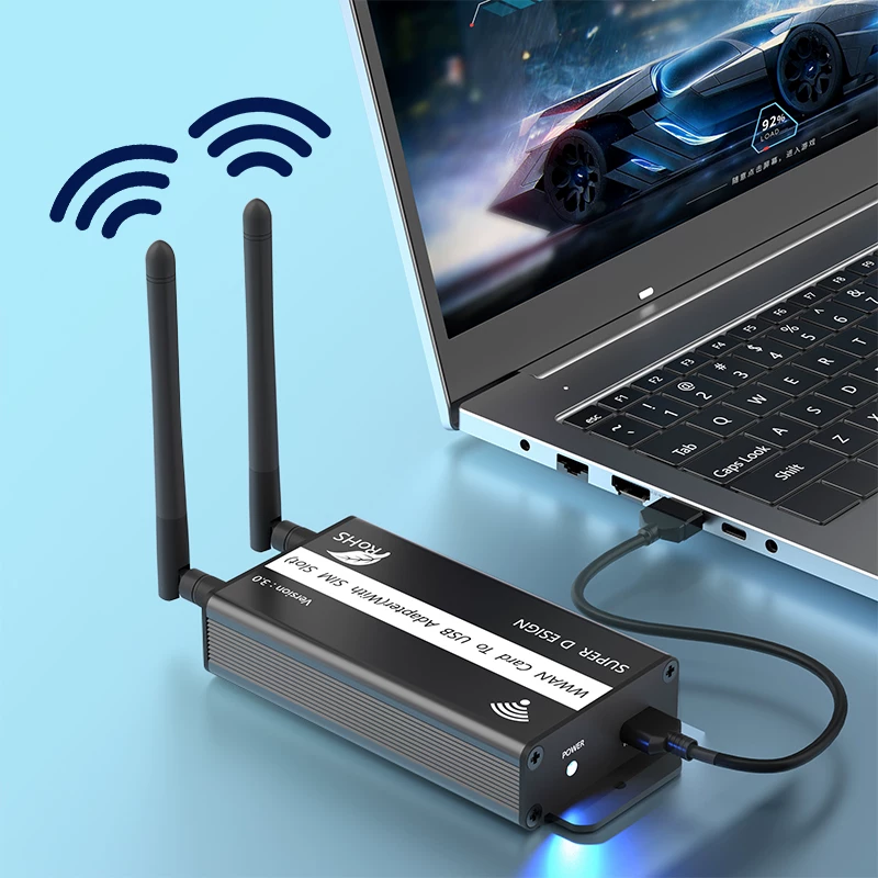 mini PCI-E sang USB2.0 với khe cắm thẻ SIM thẻ chuyển đổi M.2 B-KEY sang hộp chuyển đổi mô-đun USB2.0