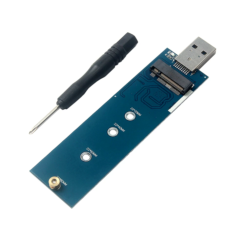 Ổ cứng thể rắn giao diện M.2 sang USB3.0 Thẻ chuyển đổi M.2 sata sang USB3.0 bkey