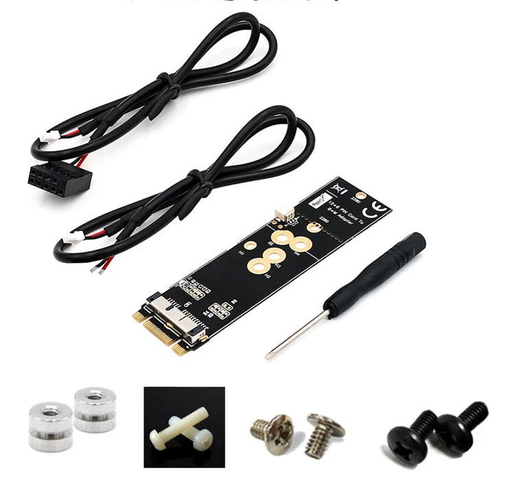 Thẻ mạng không dây BCM94360CD/43602CS sang máy tính để bàn Thẻ/bảng chuyển đổi SSD M.2 NVME