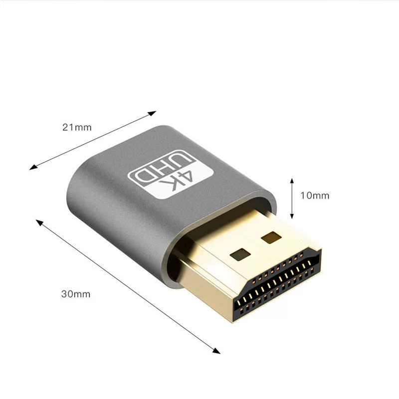 Trình giả lập card đồ họa Màn hình ảo HDMI Tải giả lập DP Màn hình giả lập DVI từ xa 3060 Màn hình giả lập chuyên dụng