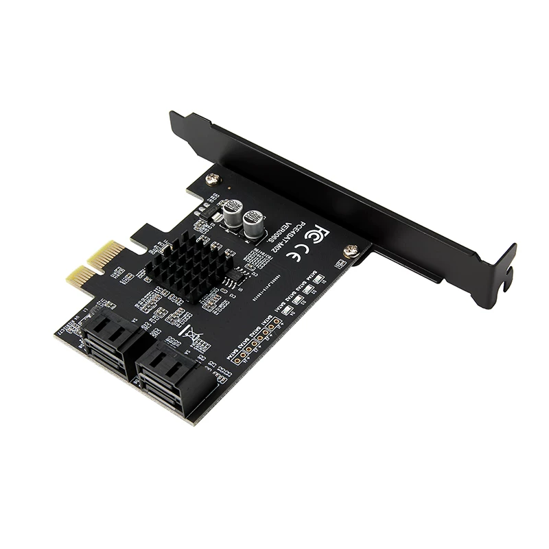 Thẻ mở rộng SATA3.0 sang thẻ chuyển đổi PCI-E 4 cổng 6G Thẻ chuyển đổi ổ cứng IPFS mở rộng 88SE9215