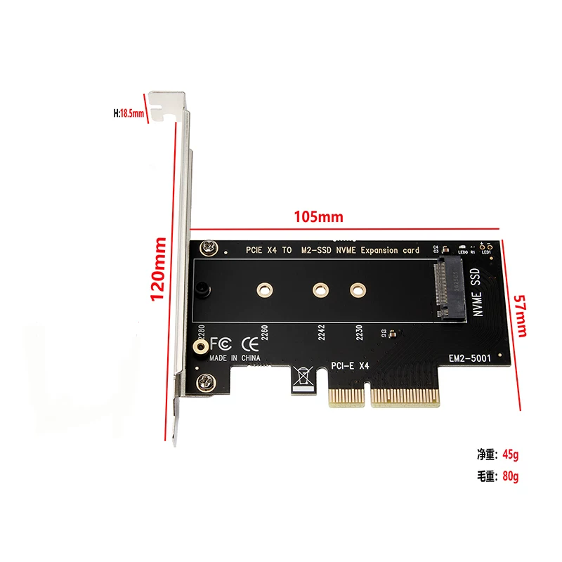 Thẻ mở rộng NVME sang PCI-E máy tính để bàn PCIE4.0 sang M.2 thẻ chuyển đổi nvme thẻ mở rộng ổ cứng thể rắn