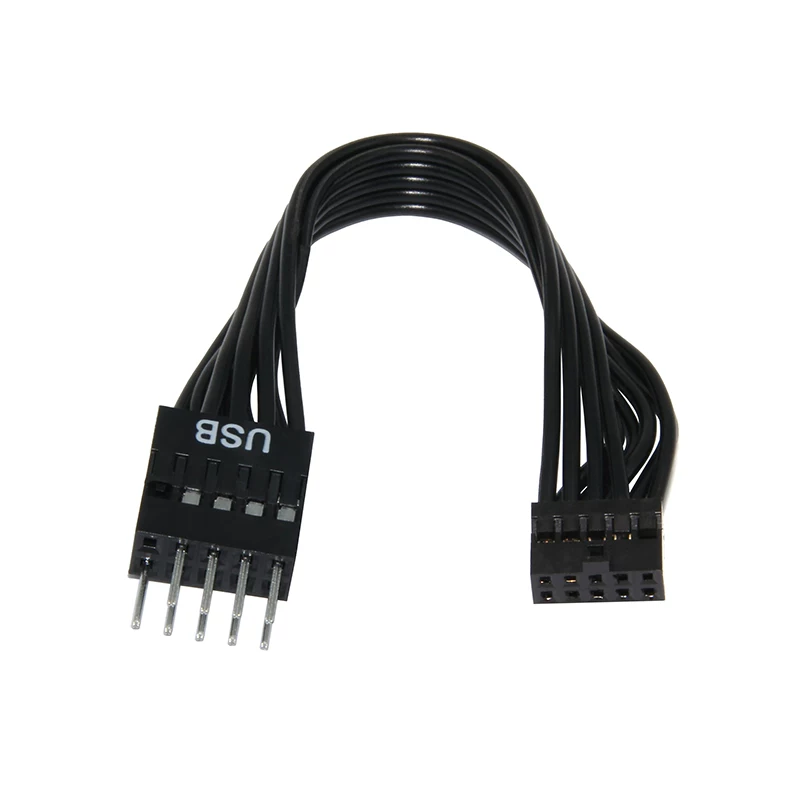 Cáp chuyển đổi Dupont 2.0 sang Dupont 2.54 USB 2.0mm 10 chân sang USB 9 chân khoảng cách 2.54mm