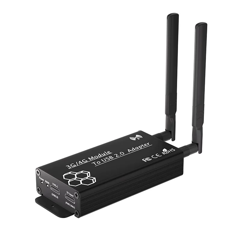 Bo mạch chuyển đổi MINIPCIE sang TYPE-C USB2.0 có khe cắm thẻ SIM với ăng-ten vỏ, bo mạch phát triển mô-đun 3G4G