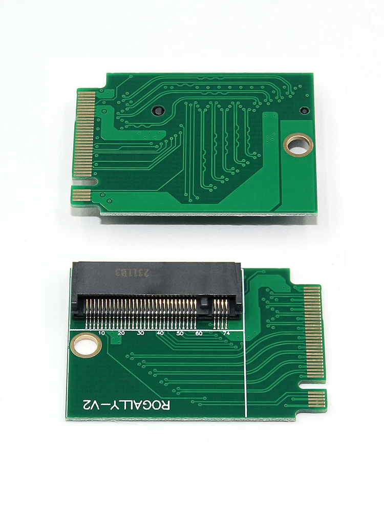 Thích ứng với ổ cứng M.2 được sửa đổi của ROG Ally Bảng chuyển đổi bảng điều khiển cầm tay ROG Ally Thẻ chuyển đổi M.2 PCIe 4.0 90 độ