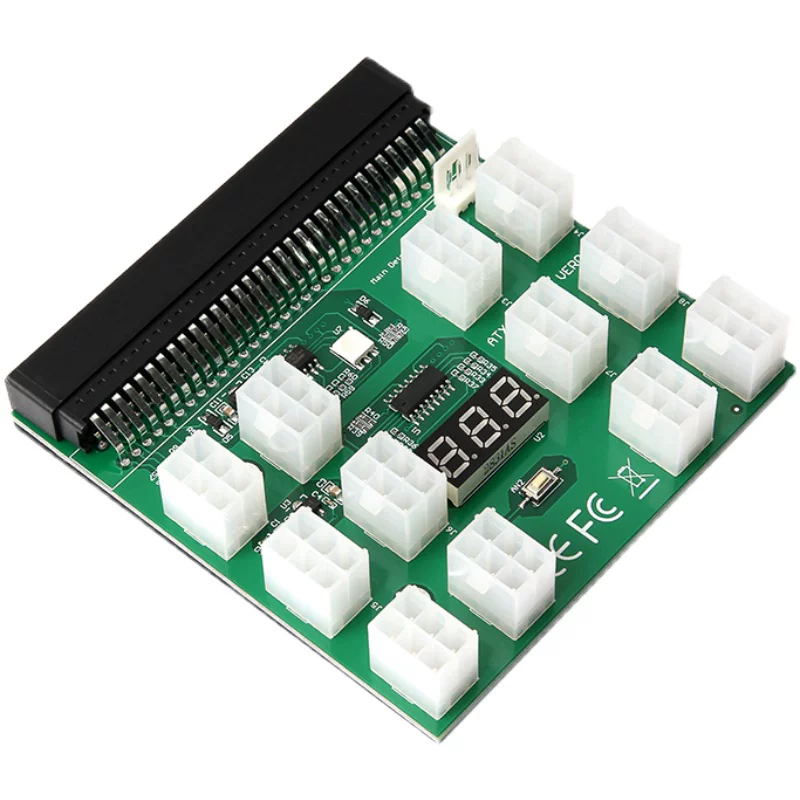 Máy chủ HP bảng chuyển đổi nguồn điện 12*6pin adapter card 12V công suất cao adapter thẻ đồ họa board cung cấp điện