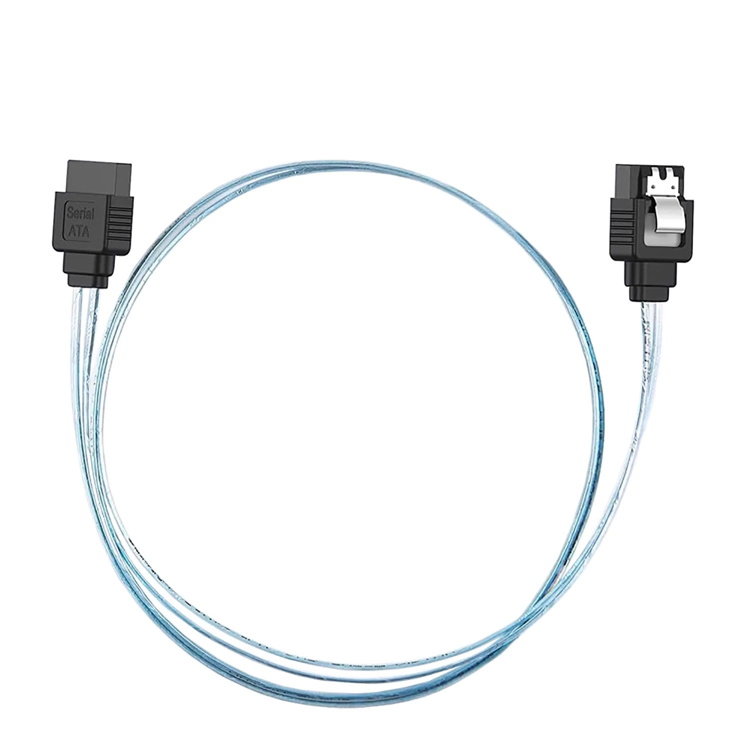 Cáp dữ liệu ổ cứng SATA3.0 bằng giấy nhôm Cáp kết nối máy tính 7 chân 6G được bảo vệ đầu thẳng nhiều màu nối dài NAS
