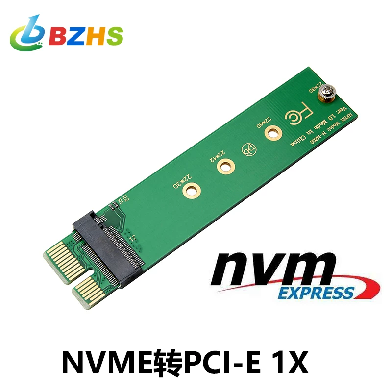 Thẻ chuyển đổi ổ cứng PCI-E sang NVME M.2, đầu đọc ổ cứng SSD, thẻ thử nghiệm PCI-E 1X