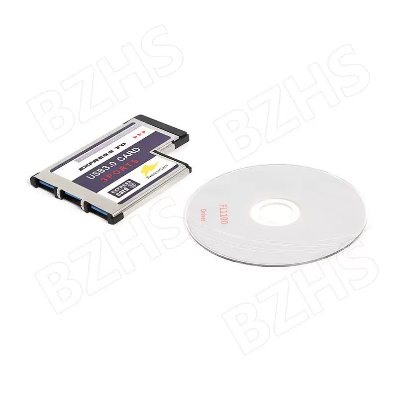 Thẻ mở rộng Laptop Express sang USB3.0 Thẻ mở rộng ExpressCard 54 3 cổng USB3.0