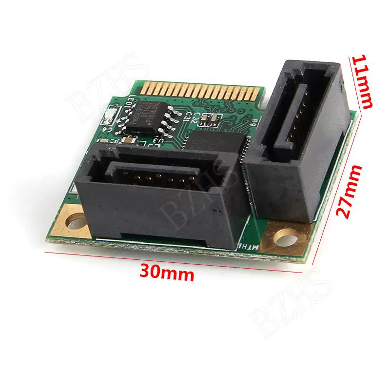 Thẻ mở rộng mini PCI-E sang SATA3 mini pcie 1061 2 cổng mini 1061 sata3