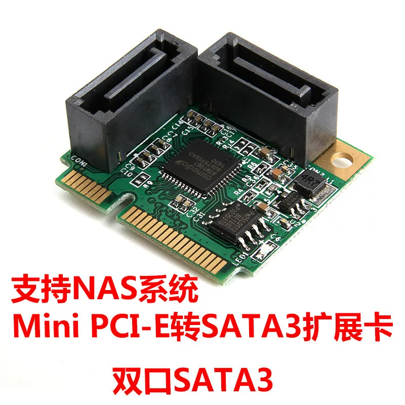 Thẻ mở rộng mini PCI-E sang SATA3 mini pcie 1061 2 cổng mini 1061 sata3