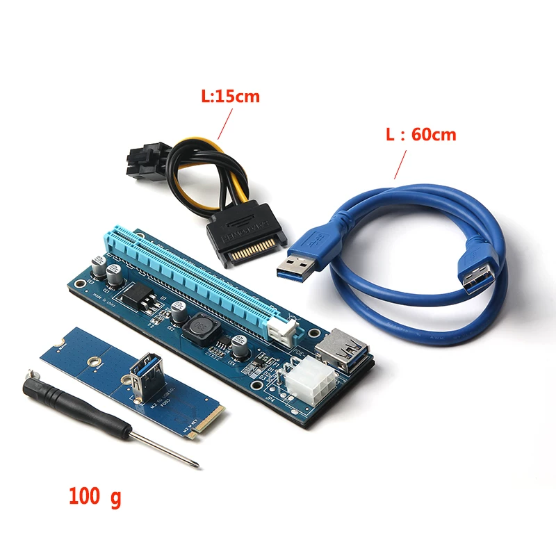 Thẻ chuyển đổi M.2 sang PCI-E tương thích cao, khe cắm M2 trên bo mạch chủ sang thẻ chuyển đổi card đồ họa mở rộng PCIe