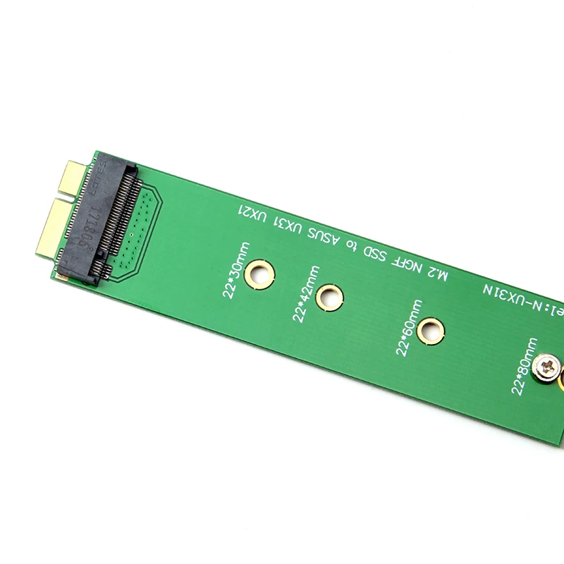 Thẻ chuyển đổi SSD M.2 sang ASUS UX21/31 SSD dành cho máy tính xách tay phù hợp với thẻ chuyển đổi ổ cứng thể rắn ASUS 2280