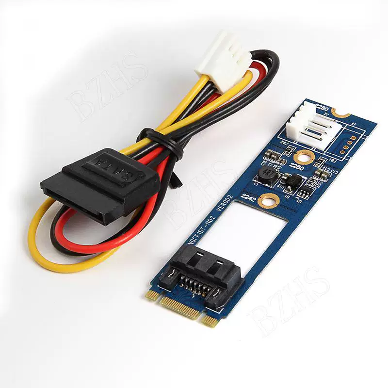 Bảng chuyển đổi ổ cứng thể rắn M.2 SATA III 7 chân sang đầu nối 4 chân công suất thấp M.2