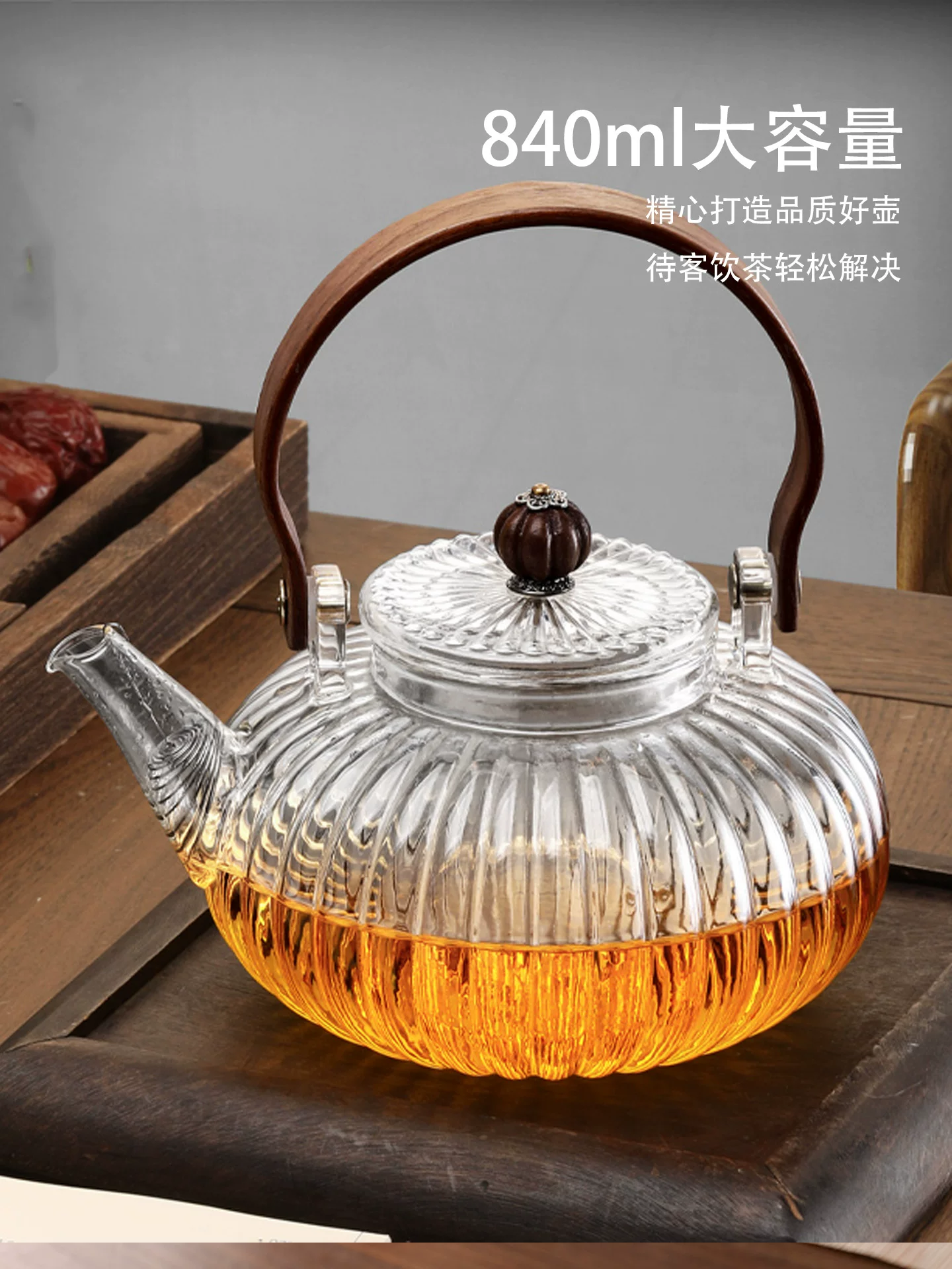 Bếp điện gốm sứ mẫu mới 2025 để pha trà kèm vỉ nướng, bếp pha trà gia dụng, ấm thủy tinh để đun nước, ấm pha trà chuyên dụng.