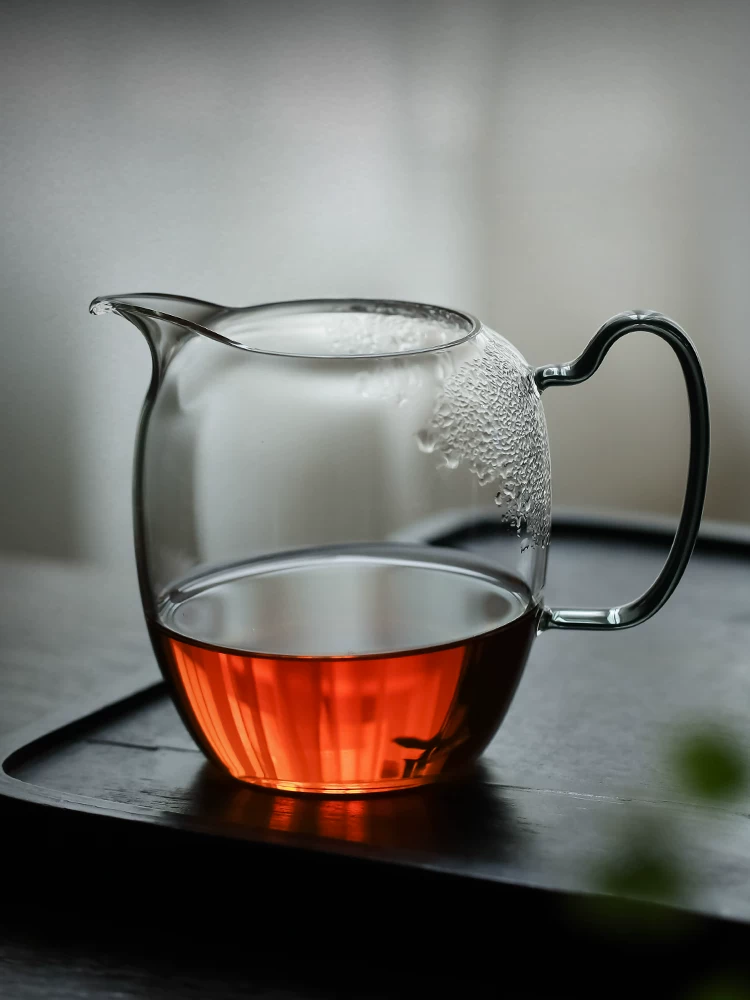 Bộ lọc trà bằng thủy tinh chịu nhiệt tích hợp bộ chia trà cao cấp, cốc công cộng để pha trà, bộ trà kung fu có lưới lọc trà.