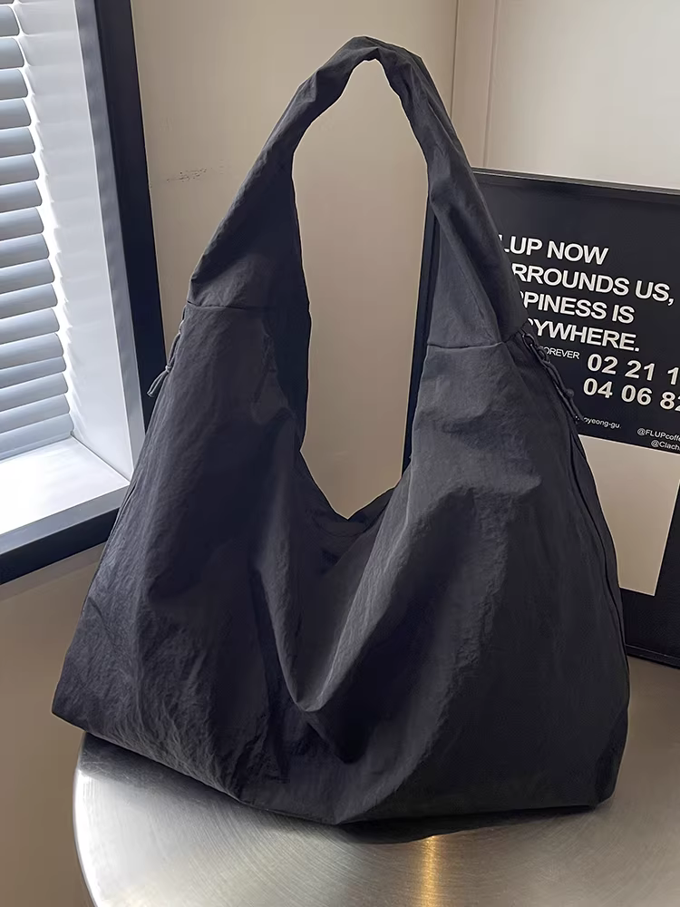 Túi vải bố nữ, dung tích lớn, mẫu mới thu đông 2025, túi đeo vai đi chợ, túi tote đi làm