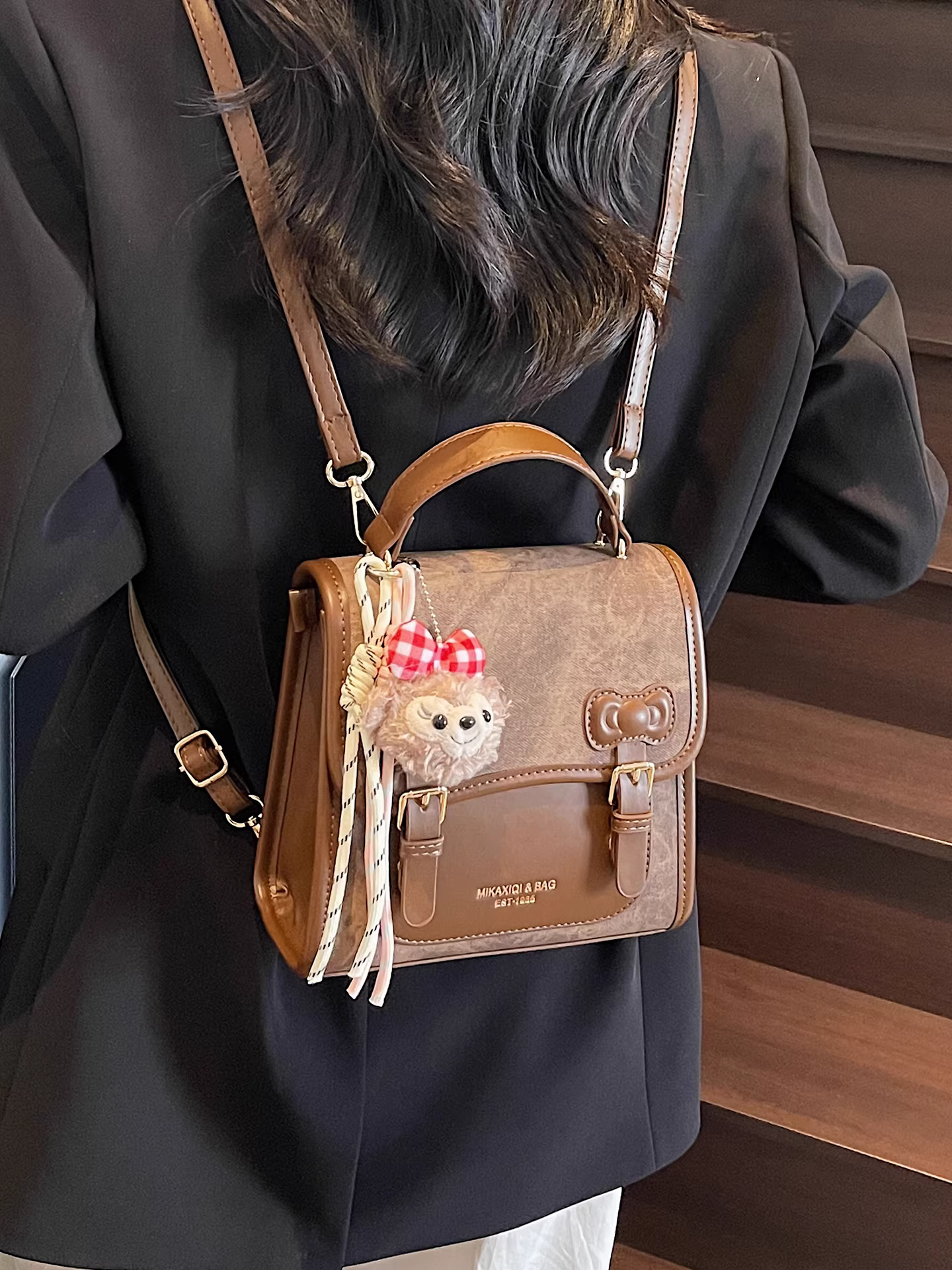 Ba lô dành cho nữ, thời trang và giản dị, thiết kế độc đáo, cặp đi học dành cho học sinh, phong cách Hàn Quốc, hợp thời trang, ba lô du lịch nhẹ