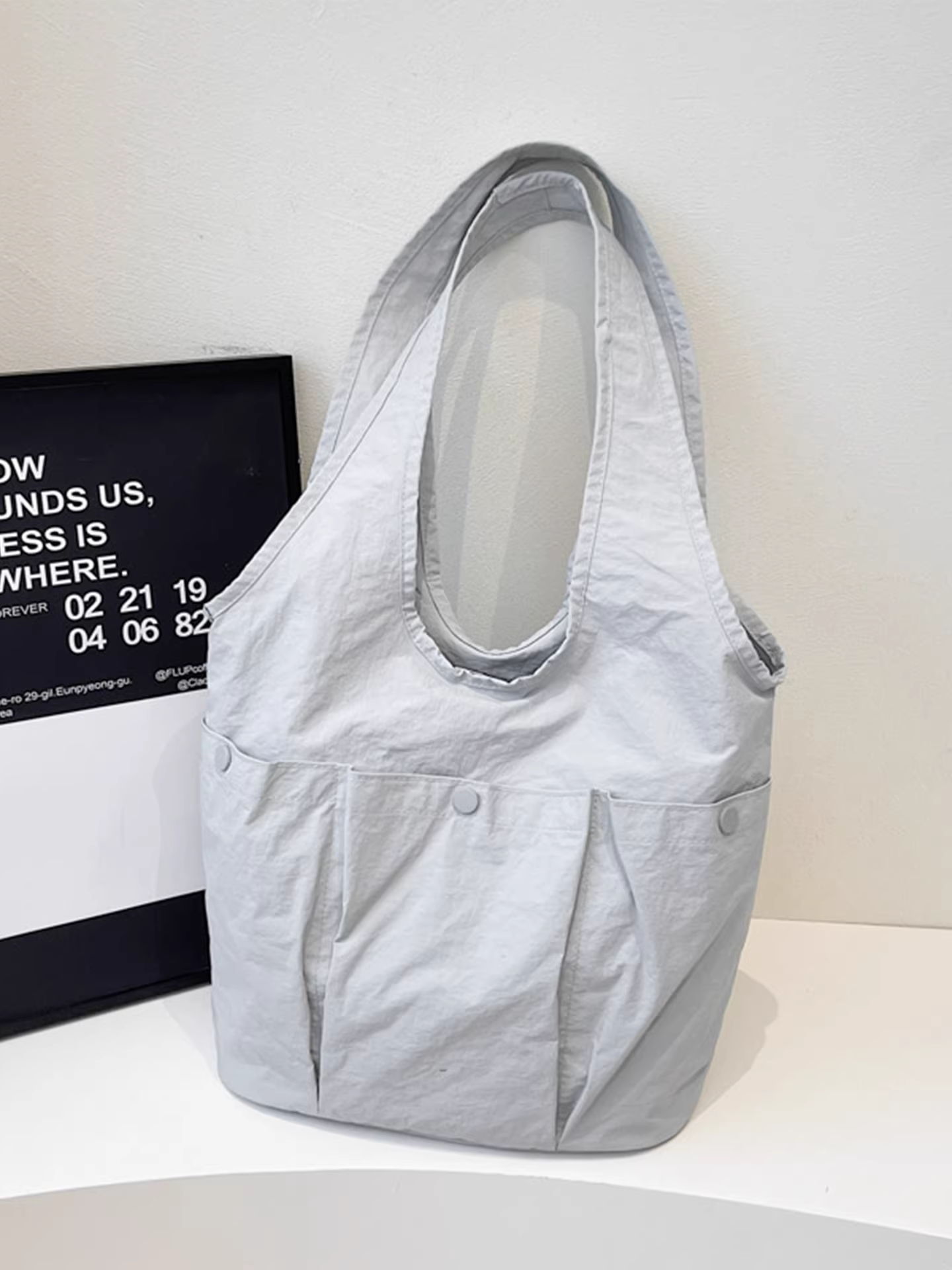 Túi vải canvas nữ, dung tích lớn, kiểu dáng mới 2025, đa năng, túi đeo vai đơn giản, túi tote dành cho sinh viên đi học.