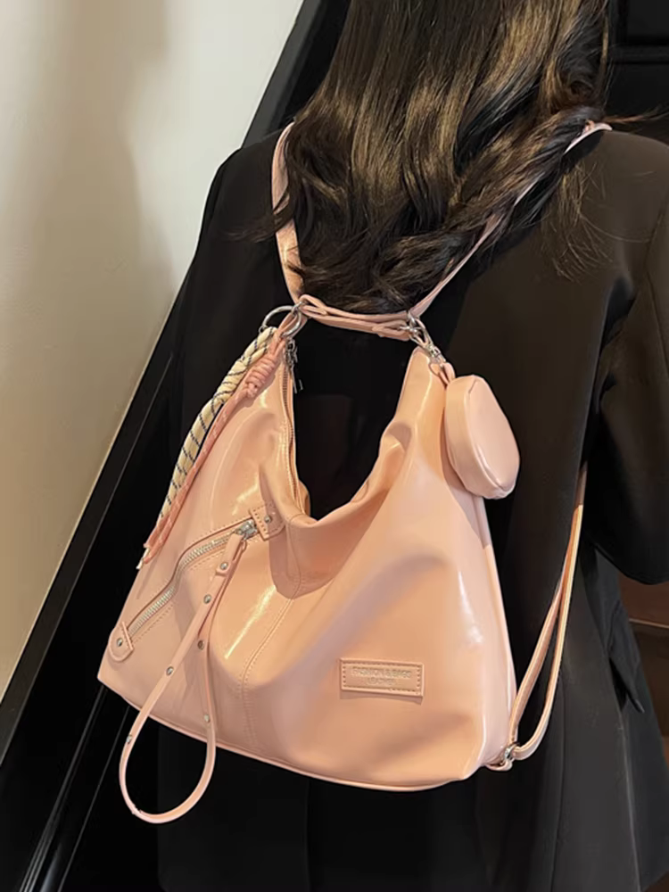 Túi tote đi làm cỡ lớn dành cho nữ, túi đeo vai phong cách Hàn Quốc mới 2025, đa năng, thời trang