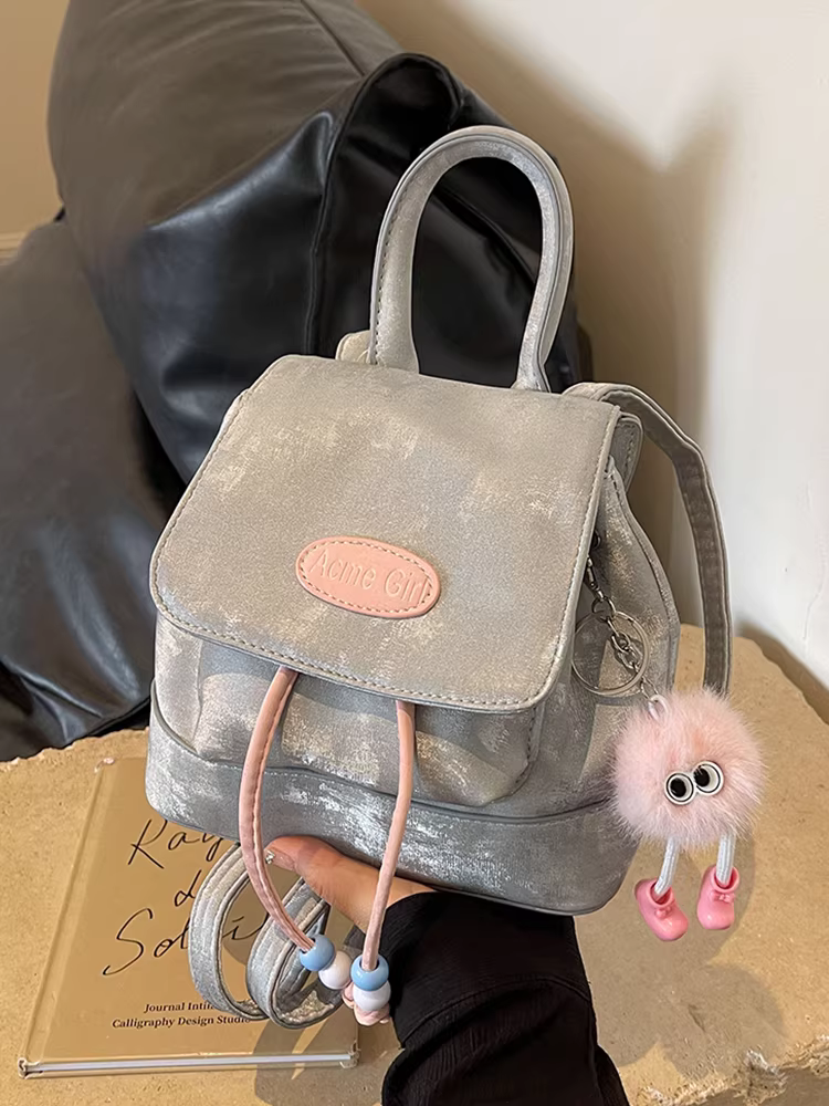 Ba lô nữ 2025 thời trang cao cấp, đa năng, phong cách Hàn Quốc, kiểu túi xách đeo vai, nhẹ, thích hợp đi du lịch